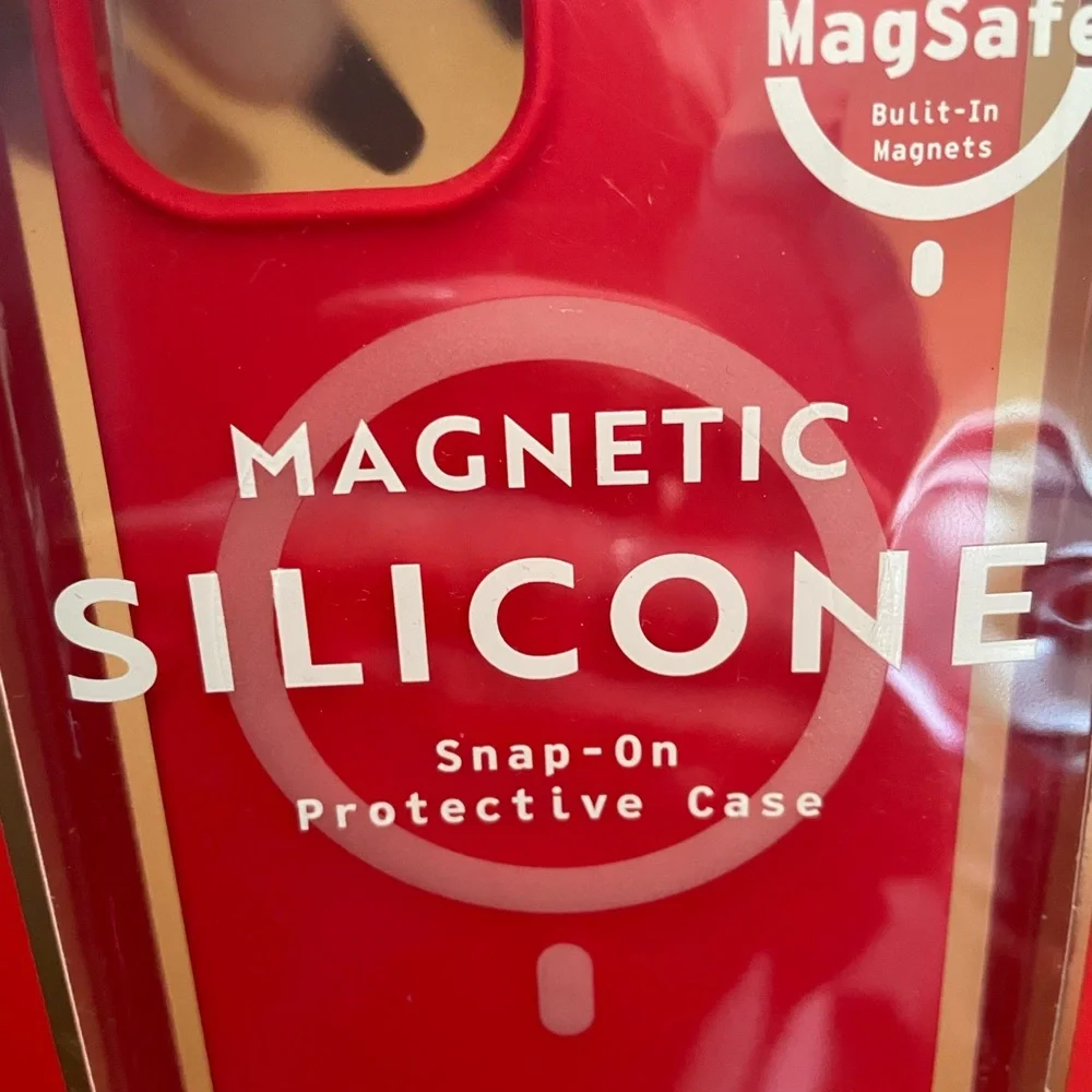 MVMT Magnetic Silicone iPhone Case - Red